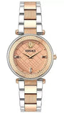 Versace Reve Analog Rose Gold Dial Two Tone Steel Strap Watch for Women - VE8B00424