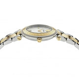 Versace Reve Analog White Dial Two Tone Steel Strap Watch for Women - VE8B00724