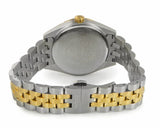 Versace V-Code Analog Green Dial Two Tone Steel Strap Watch for Women - VE8I00424