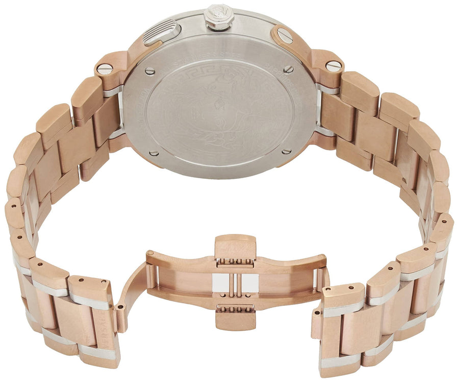Versace V Extreme Chronograph White Dial Rose Gold Stainless Steel Watch for Women - VCN050017