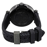 Versace V-Race Diver Black Dial Black Rubber Strap Watch for Men - VAB050016