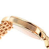 Versace V-Twist Black Dial Gold Mesh Bracelet Watch for Women - VELS00819