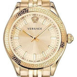 Versace Virtus Quartz Gold Dial Gold Steel Strap Watch for Women - VEHU00720