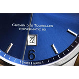 Tissot Chemin Des Tourelles Powermatic 80 Blue Dial Blue Leather Strap Watch for Men - T099.407.16.047.00