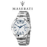 Maserati Circuito Silver Dial Silver Steel Strap Watch For Men - R8853127001