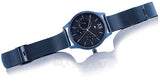 Tommy Hilfiger Damon Quartz Blue Dial Blue Mesh Bracelet Watch for Men - 1791421