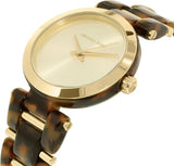 Michael Kors Delray Gold Dial Two Tone Steel Strap Watch for Women - MK4314