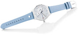 Tommy Hilfiger Brooke Silver Dial Blue Leather Strap Watch for Women - 1782023