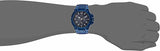 Guess Rigor Multifunction Black Dial Blue Steel Strap Watch for Men - W0218G4