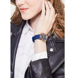 Guess Analog Quartz Blue Dial Blue Rubber Strap Watch For Women - W0562L3