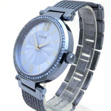 Guess Soho Diamonds Blue Dial Blue Mesh Bracelet Watch For Women - W0638L3