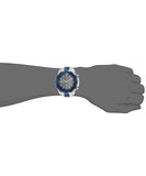 Guess Octane Chronograph Blue Dial Two Tone Steel Strap Watch for Men - W1046G2