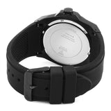 Guess Legacy Black Dial Black Rubber Strap Watch For Men - W1048G2