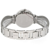 Guess Chiffon Silver Dial Silver Mesh Bracelet Watch For Women - W1083L1