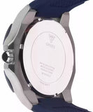 Guess Genesis Multi Function Analog Blue Dial Blue Rubber Strap Watch For Men - W1254G1