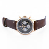 Breitling Navitimer 1959 Edition Black Dial Brown Leather Strap Watch for Men - RB0910371B1X1