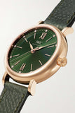 IWC Portofino Automatic Green Dial Green Leather Strap Watch for Women - IW357415