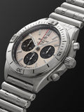 Breitling Chronomat B01 42mm Silver Dial Silver Steel Strap Watch for Men - AB0134101G1A1