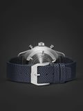 IWC Pilot's Automatic Chronograph 43mm Blue Dial Blue Calfskin Strap Watch for Men - IW377729