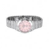 Breitling Chronomat 32 Diamonds Pink Dial Silver Steel Strap Watch for Women - A77310101K1A1