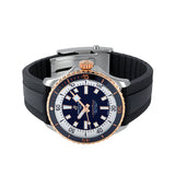 Breitling Superocean Automatic 42 Black Dial Black Rubber Strap Watch for Men - U17375211B1S1