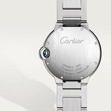 Cartier Ballon Bleu De Cartier Silver Dial Silver Steel Strap Watch for Women - W69011Z4