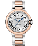 Cartier Ballon Bleu De Cartier Silver Dial Two Tone Steel Strap Watch for Men - W2BB0034