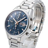 Tag Heuer Carrera Automatic Chronograph Blue Dial Silver Steel Strap Watch for Men - CBK2115.BA0715