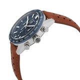 Tag Heuer Carrera Automatic Chronograph Blue Dial Brown Leather Strap Watch for Men - CBN2A1A.FC6537