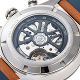 Tag Heuer Carrera Automatic Chronograph Blue Dial Brown Leather Strap Watch for Men - CBN2A1A.FC6537