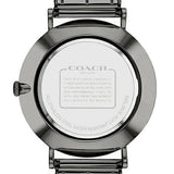 Coach Charles Black Dial Grey Mesh Bracelet Watch for Men - 14602145