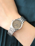 Gucci G Timeless Brown Dial Silver Steel Strap Watch For Women - YA126526