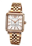 Marc Jacobs Vic White Dial Rose Gold Steel Strap Watch for Women - MJ3514