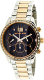 Michael Kors Brinkley Blue Dial Two Tone Steel Strap Watch for Women - MK6205