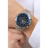 Maserati Traguardo Chronograph Blue Dial 45mm Stainless Steel Watch For Men - R8873612043