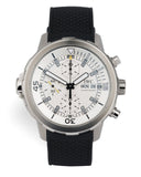 IWC Aquatimer Chronograph White Dial Black Rubber Strap Watch for Men - IW376801