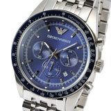 Emporio Armani Sportivo Chronograph Blue Stainless Steel Watch For Men - AR6072