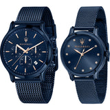 Maserati Epoca Analog Blue Dial Blue Mesh Bracelet Watch For Men - R8873618010