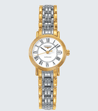 Longines Presence 25.5mm Automatic White Dial Two Tone Steel Strap Watch for Women - L4.321.2.11.7