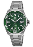 Tag Heuer Aquaracer Green Dial Watch for Men - WAY201S.BA0927