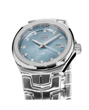 Tag Heuer Link Quartz Diamonds Blue Mother of Pearl Dial Silver Steel Strap Watch for Women - WBC1313.BA0600