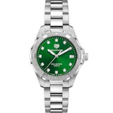 Tag Heuer Aquaracer Emerald Green Dial Watch for Women - WBD1316.BA0740