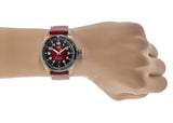 Tag Heuer Autavia Calibre 5 Chinese New Year Maroon Dial Maroon Leather Strap Watch for Men - WBE5193.FC8300