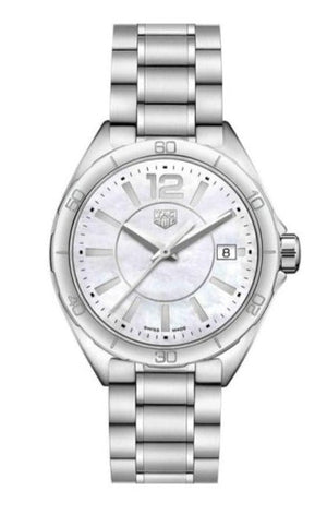 Tag Heuer Formula 1 Mother of Pearl White Dial Silver Steel Strap Watch for Women - WBJ1318.BA0666