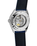 Tag Heuer Carrera Day Date Blue Dial Blue Leather Strap Watch for Men - WBN2012.FC6502