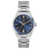 Tag Heuer Carrera Date Blue Dial Silver Steel Strap Watch for Women - WBN2311.BA0001