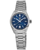 Tag Heuer Carrera Blue Dial Silver Steel Strap Watch for Women - WBN2411.BA0621