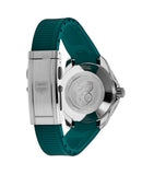 Tag Heuer Aquaracer Professional 300 Automatic Diamonds Green Dial Green Rubber Strap Watch for Women - WBP231G.FT6226