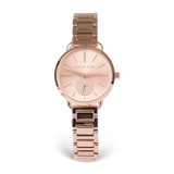 Michael Kors Portia Analog Quartz Rose Gold Dial Rose Gold Steel Strap Watch For Women - MK3839