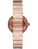 Emporio Armani Mother of Pearl Dial Rose Gold Steel Strap Watch For Women - AR11236